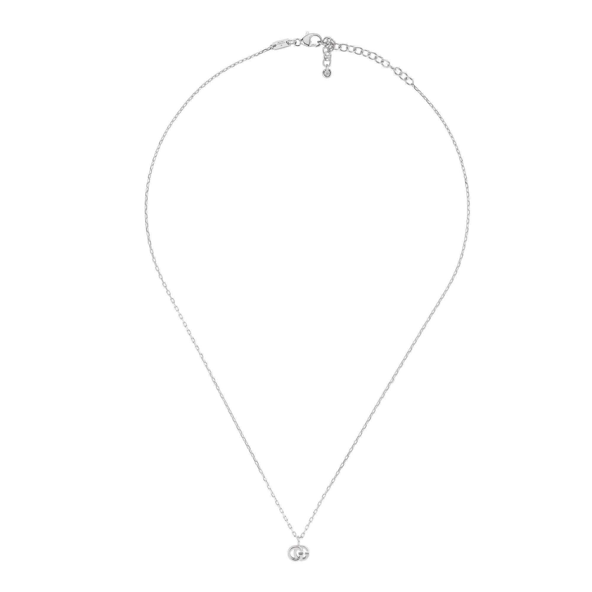 \White Gold Gucci "G" Necklace