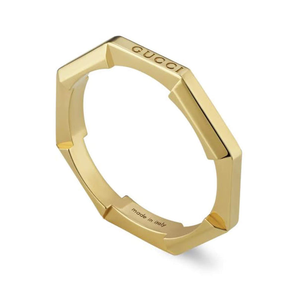 Yellow Gold Gucci Link To Love Ring