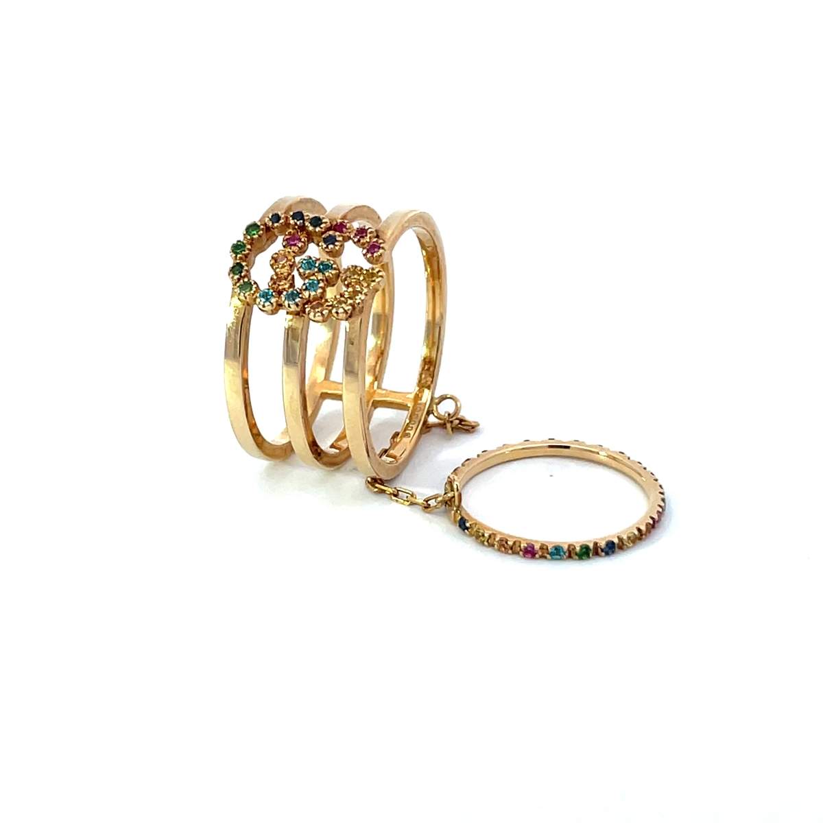 18kt Gold Gucci Running Ring Provident Jewelery