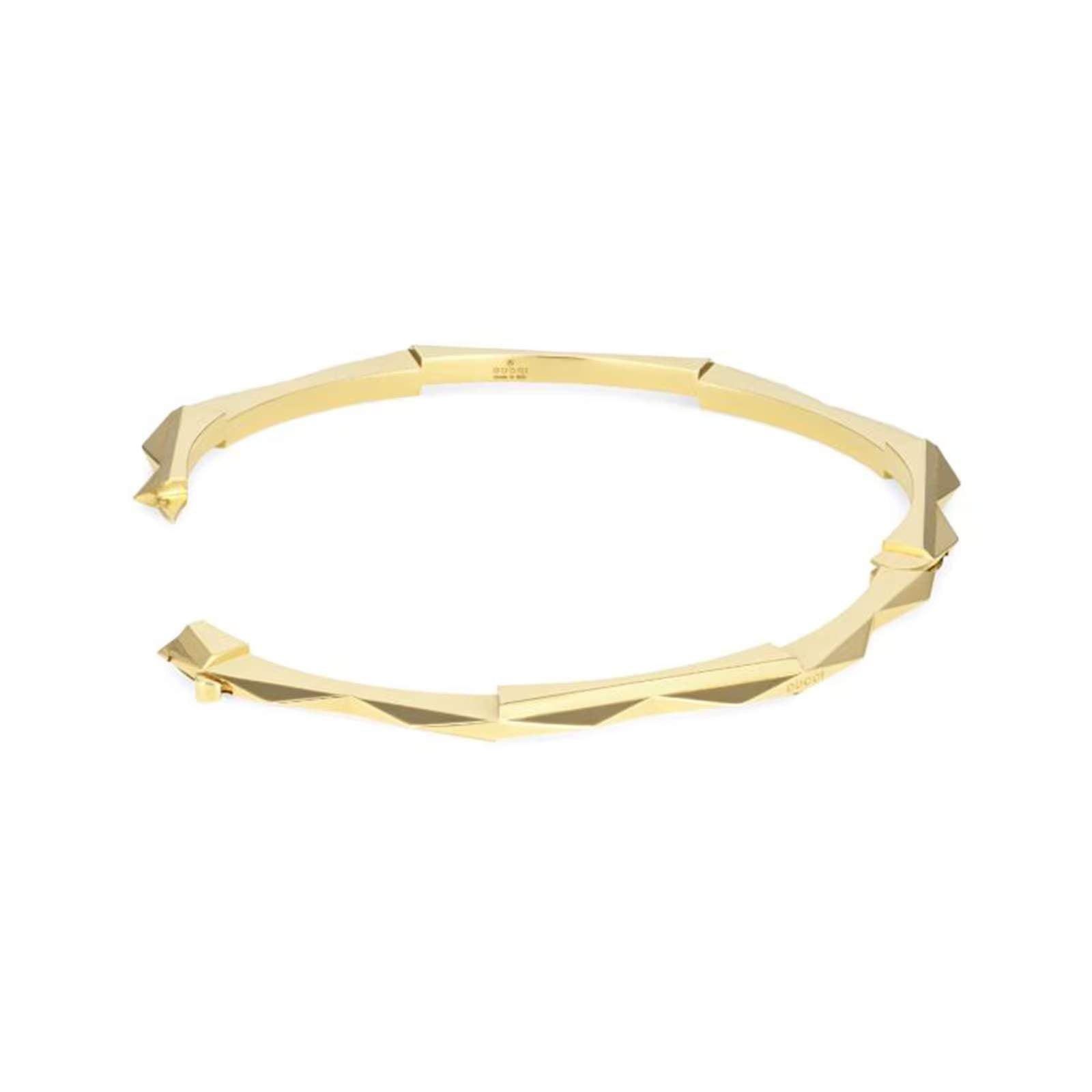 Yellow Gold Gucci Link To Love Bangle