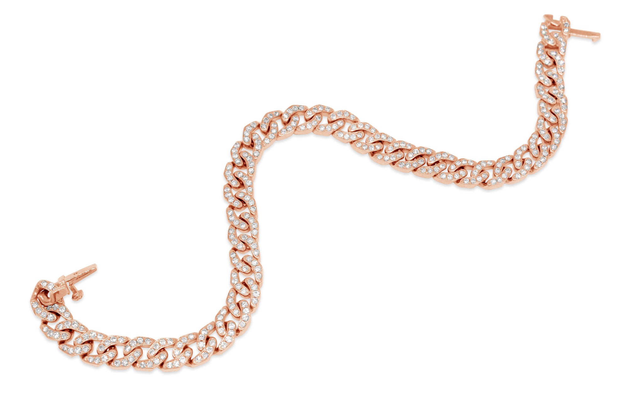 18kt Gold Diamond Link Bracelet