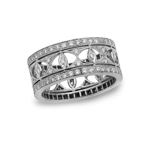 18kt White Gold Diamond Ring Provident Jewelery