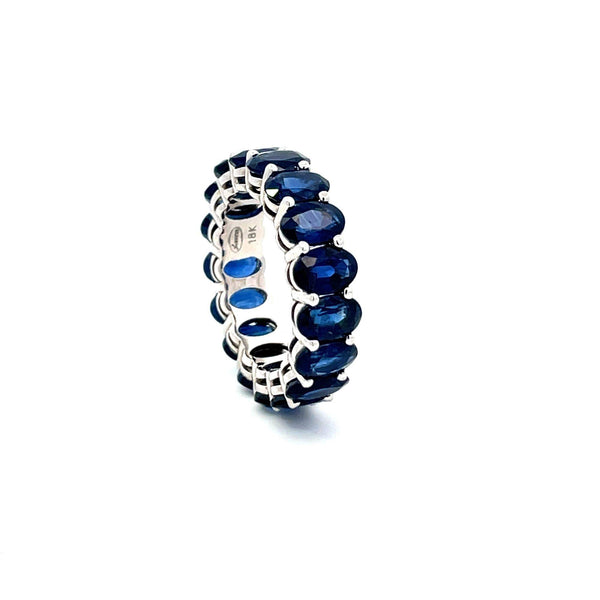 18kt Sapphire Eternity Band