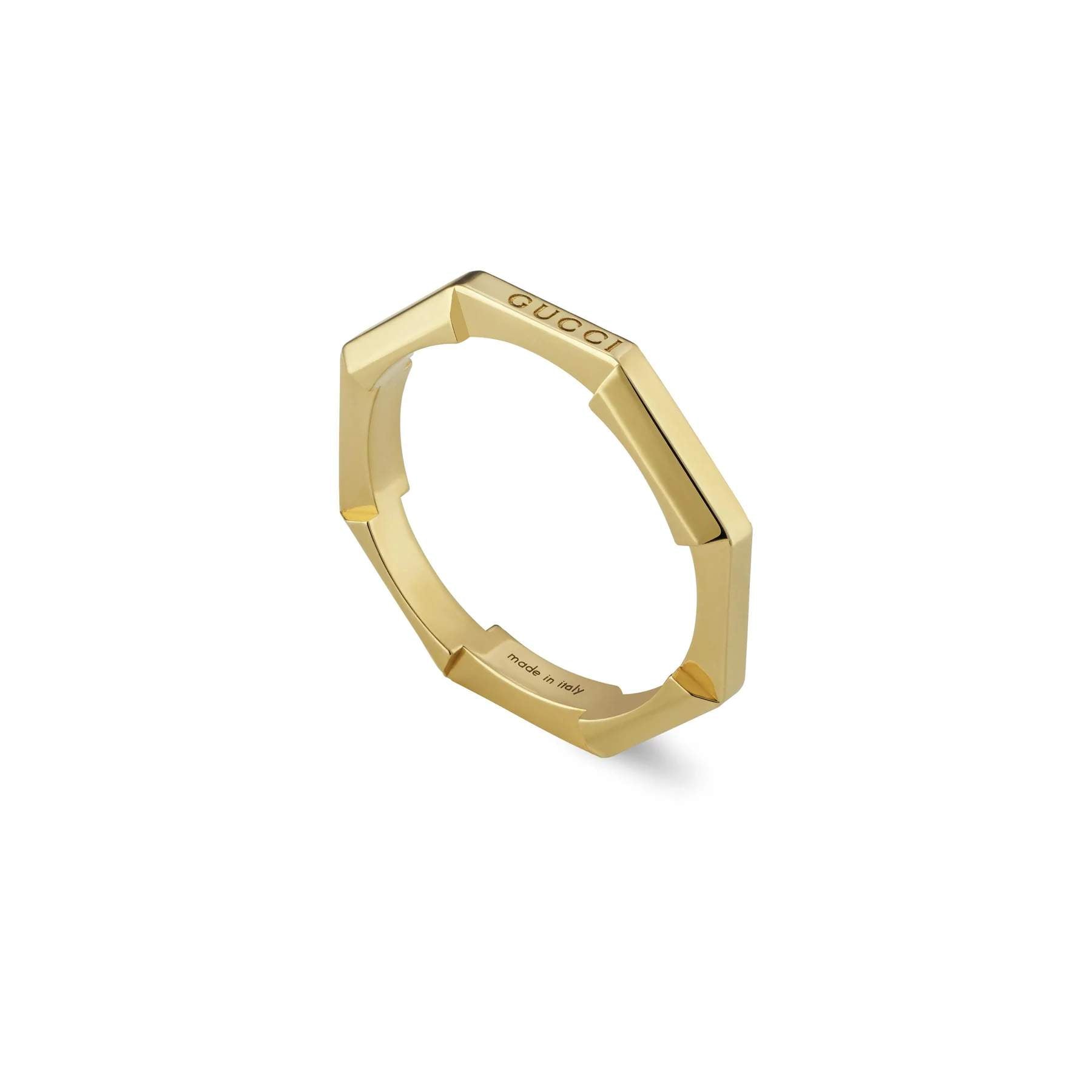 18kt Gold Gucci Link To Love Ring