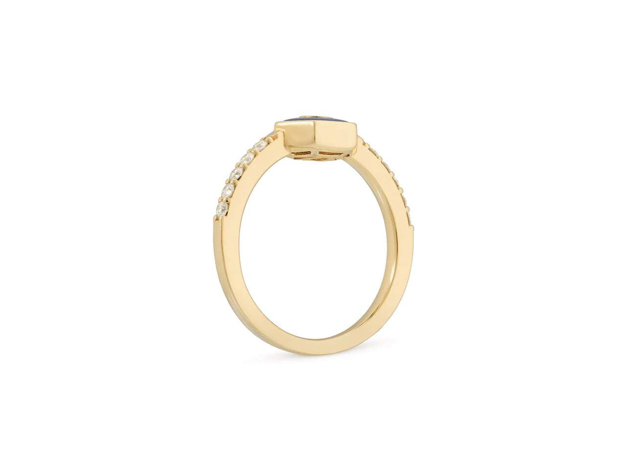 18kt Gold Miseno Sommersa Lapis Ring.