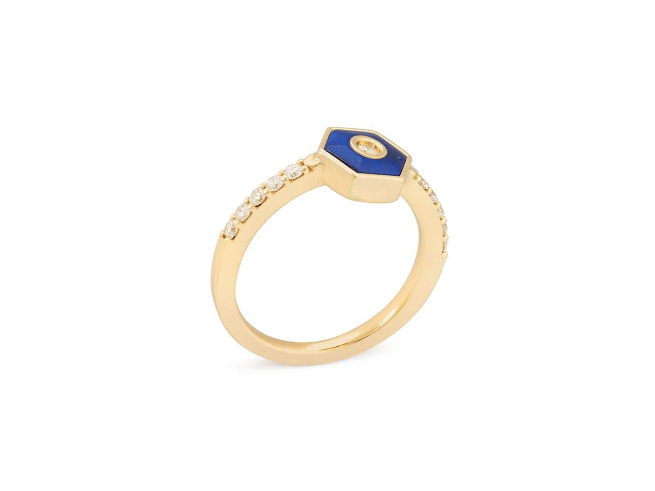 18kt Gold Miseno Sommersa Lapis Ring.