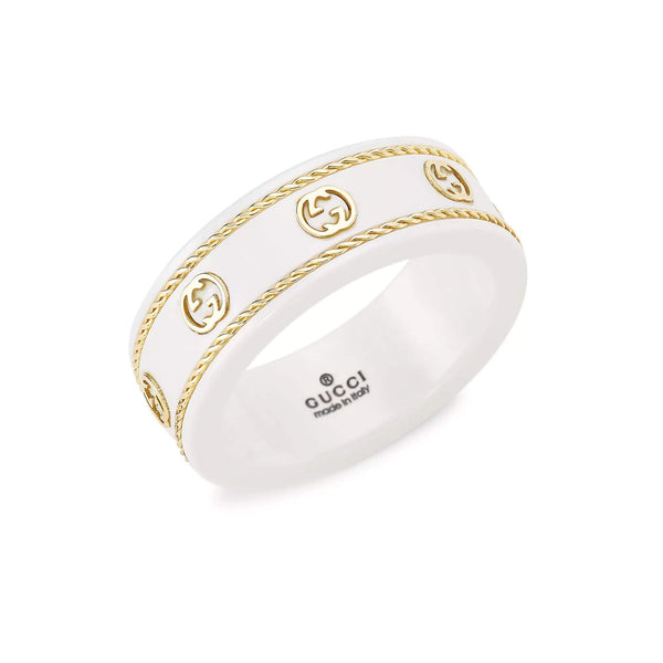 18kt Gold Gucci Icon Ring