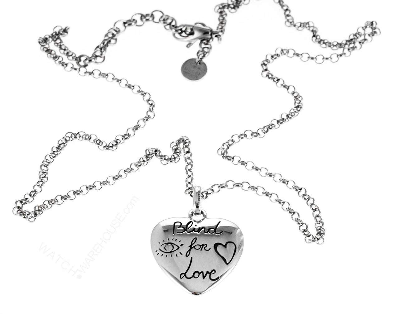 Gucci Blind For Love Heart Necklace