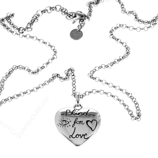 Gucci Blind For Love Heart Necklace