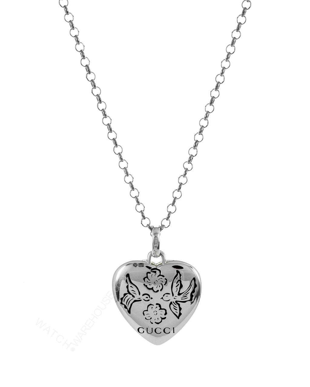 Gucci Blind For Love Heart Necklace