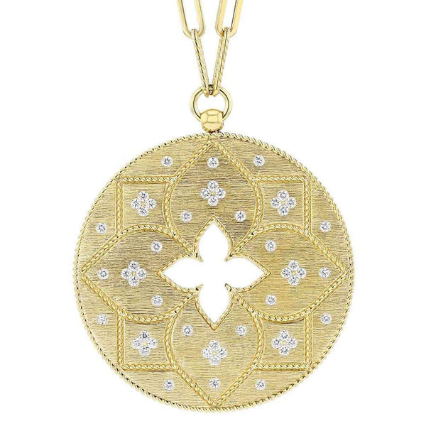 18kt Gold Roberto Coin Venetian Princess Pendant