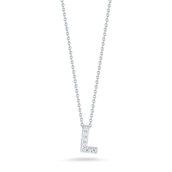 18kt Gold Roberto Coin Love Letter "L" Pendant