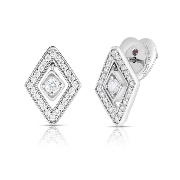 18kt Gold Roberto Coin Diamante Earrings