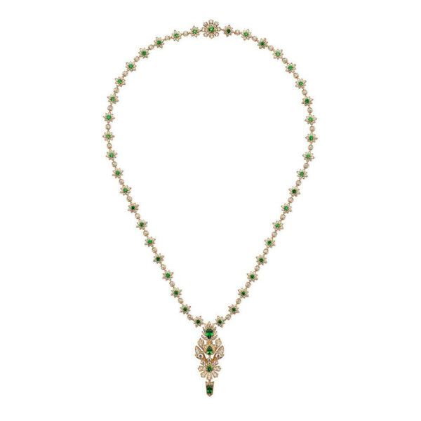 YELLOW GOLD GUCCI FLORA NECKLACE