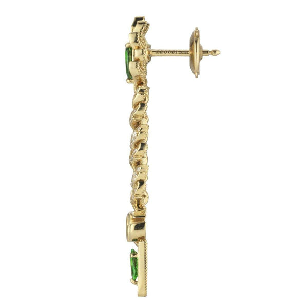 18kt Gold Gucci Flora Earrings