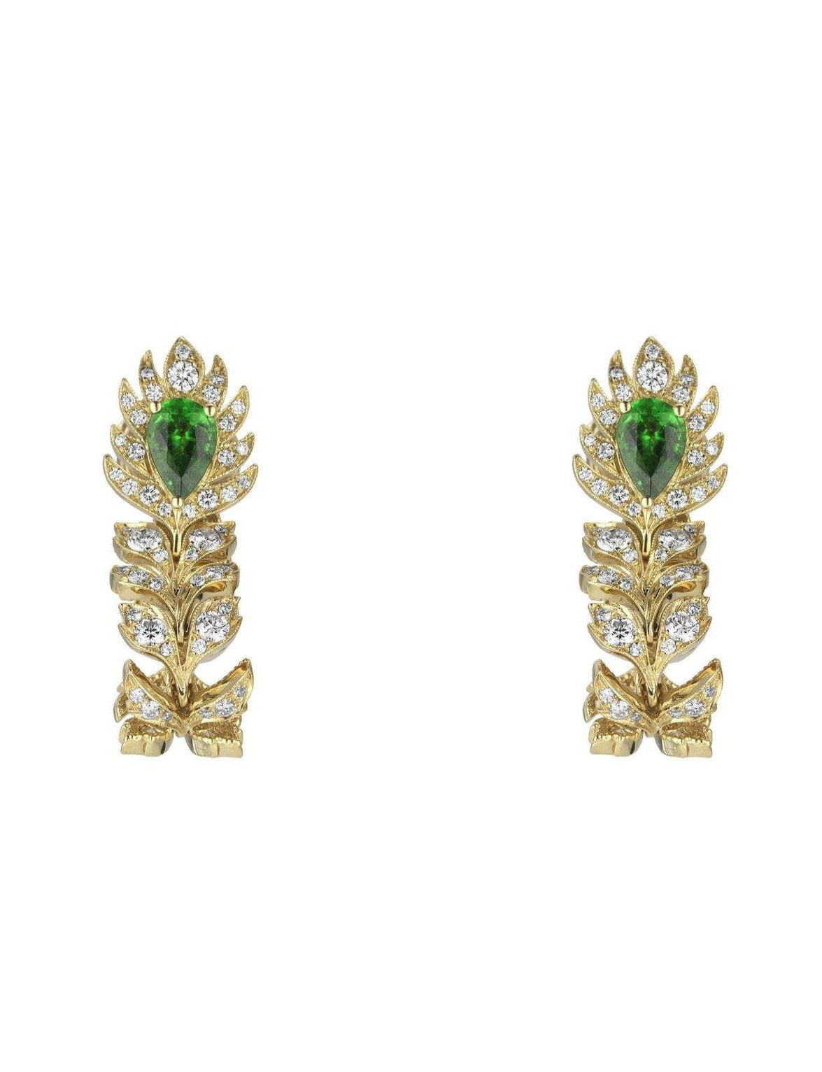 18kt Gold Gucci Flora Earrings