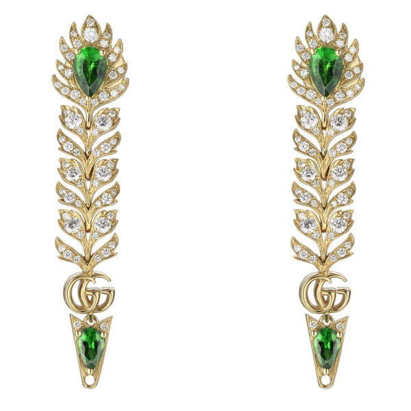 18kt Gold Gucci Flora Earrings