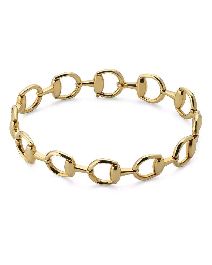 18kt Gucci Multi Horsebit Bracelet