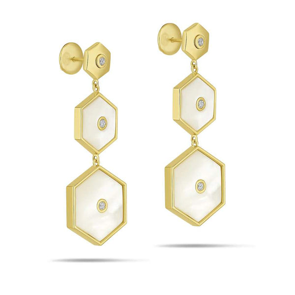 18kt Gold Miseno Baia Sommersa Dangle Earrings.