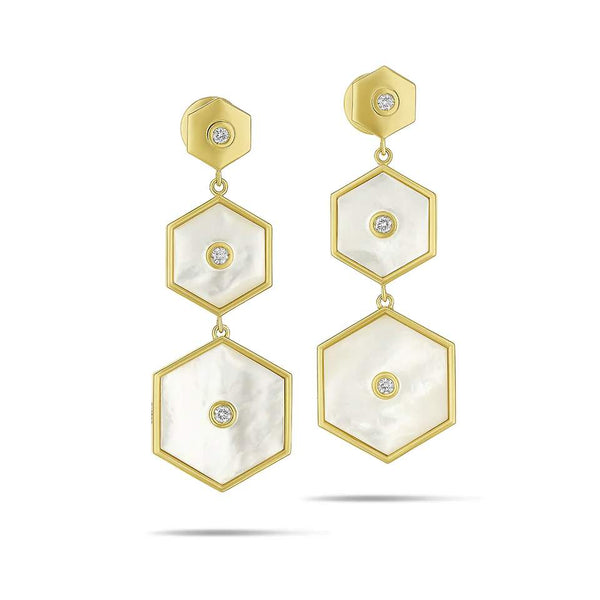 18kt Gold Miseno Baia Sommersa Dangle Earrings.