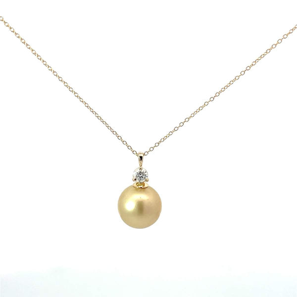 14kt Gold South Sea Pearl Necklace