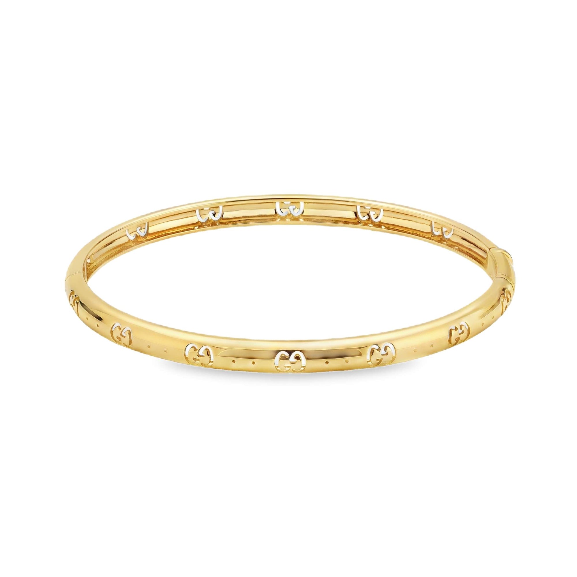 18kt Gold Gucci Icon Bangle