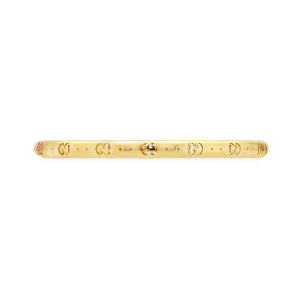 18kt Gold Gucci Icon Bangle