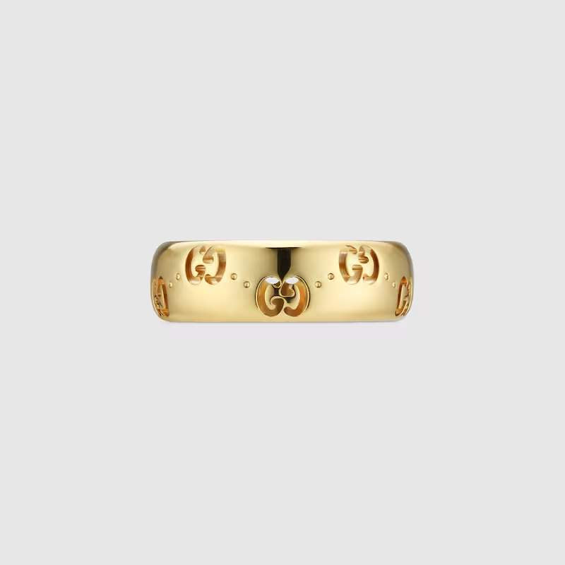 18kt Gucci Icon GG Ring