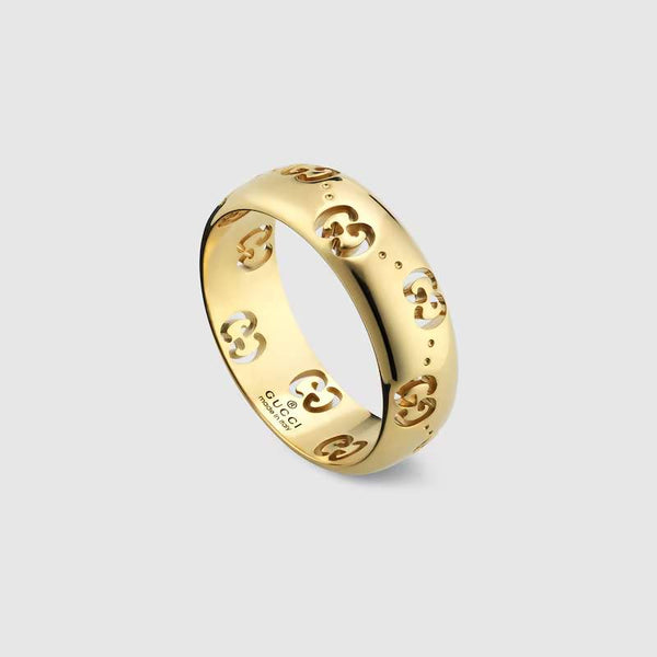18kt Gucci Icon GG Ring