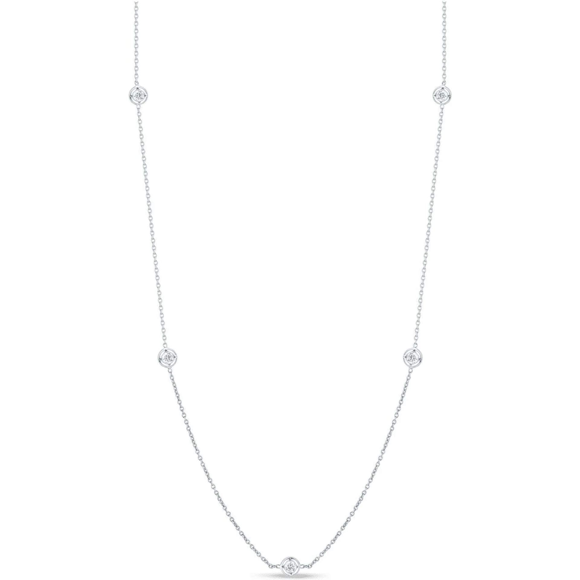 18kt Gold Roberto Coin Diamond Necklace