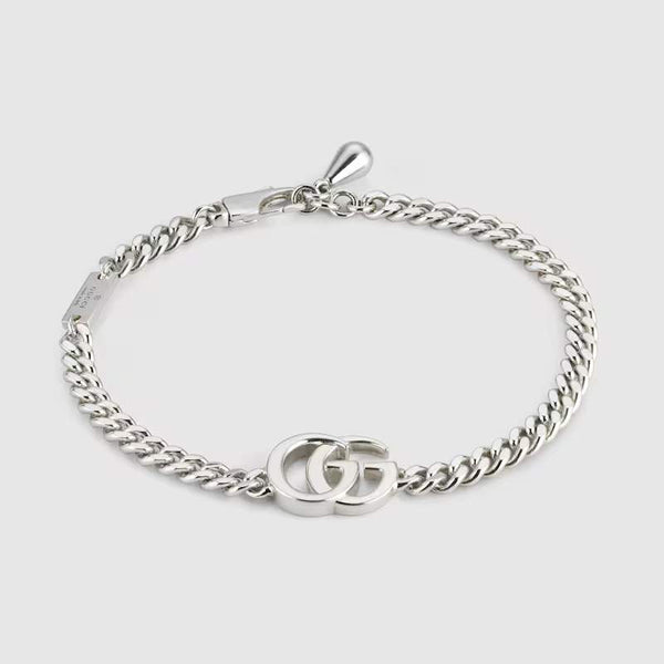 Gucci Silver "GG" Marmont Bracleet