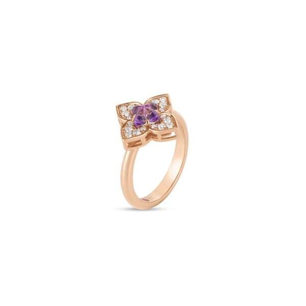 18kt Gold Roberto Coin Flower Ring