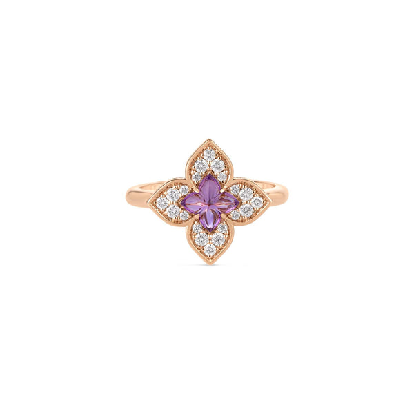 18kt Gold Roberto Coin Flower Ring