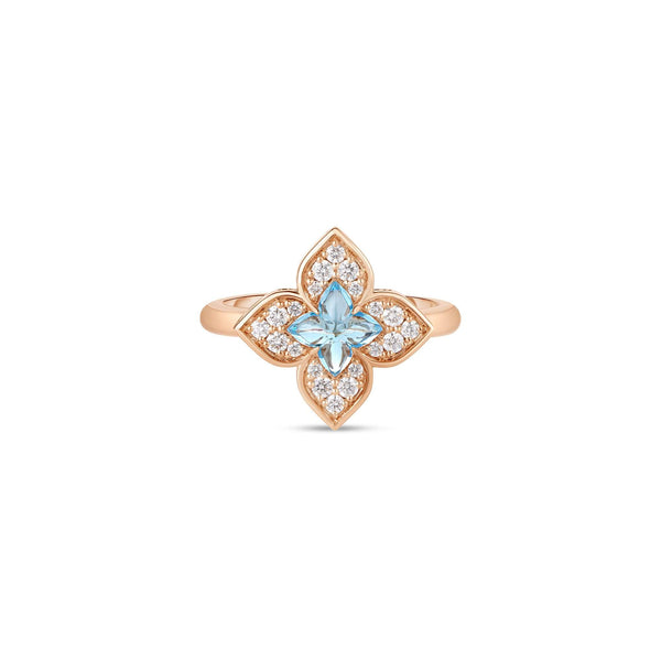 18kt Gold Roberto Coin Flower Ring