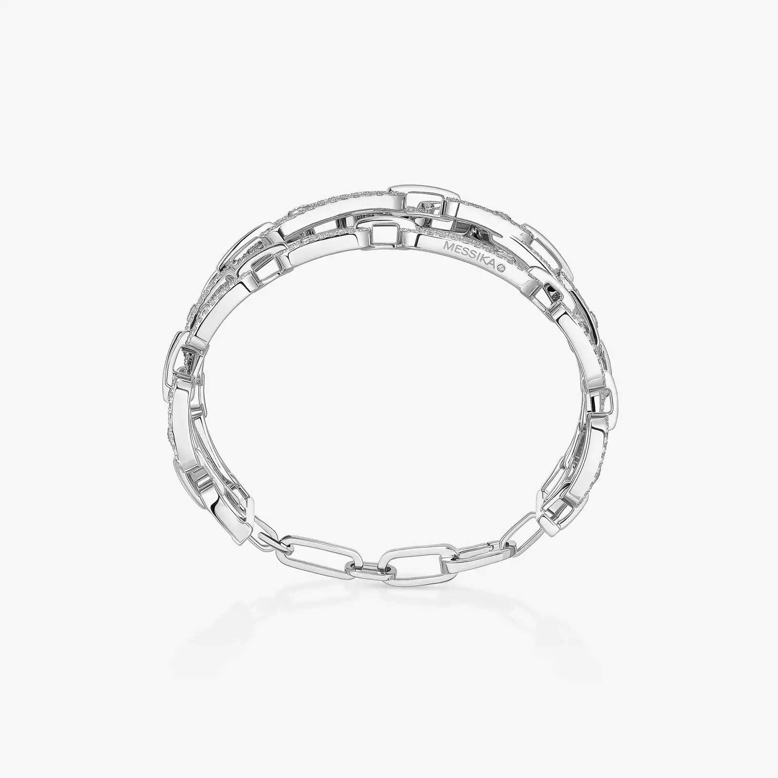 18kt Gold Messika Move Link Cuff.