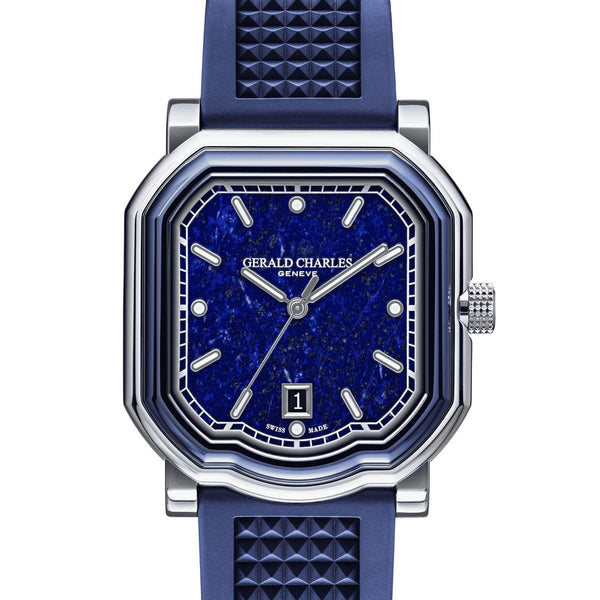 GERARD CHARLES MAESTRO ULTRA-THIN LAPIS WATCH.