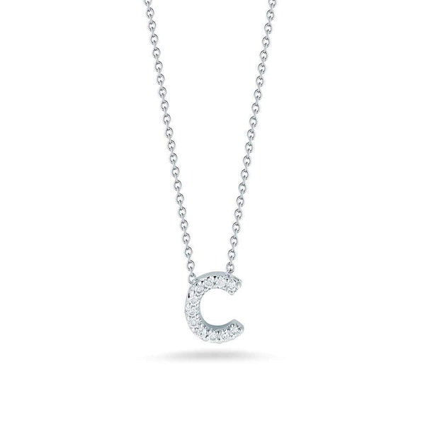 18kt Gold Roberto Coin Letter "C" Initial Necklace