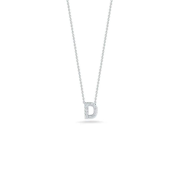 18kt Gold Roberto Coin Love Letter "D" Necklace