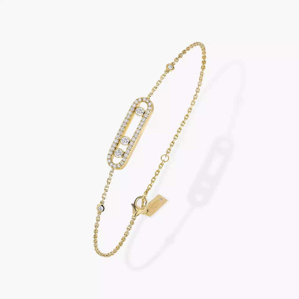 18kt Gold Messika Baby Move Bracelet.