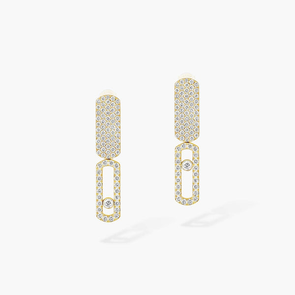 18kt Gold Messika Imperial Move Earrings.
