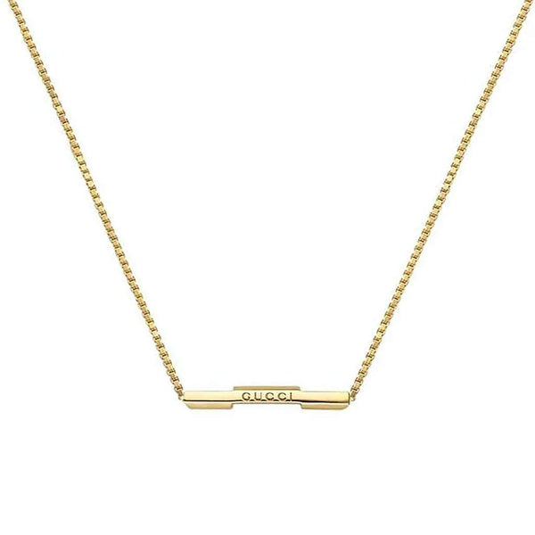 18kt Gold Gucci Link To Love Necklace