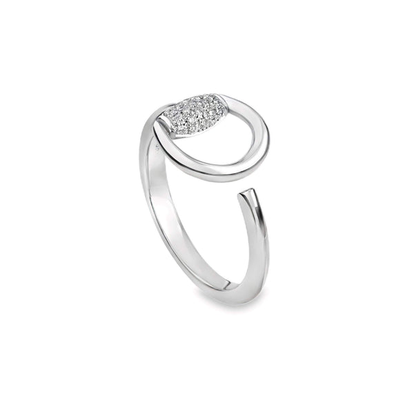 18kt Gold Gucci Horsebit Demi Ring