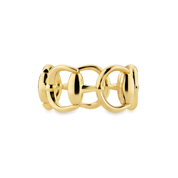 18kt Gold Gucci Horsebit Multi Ring