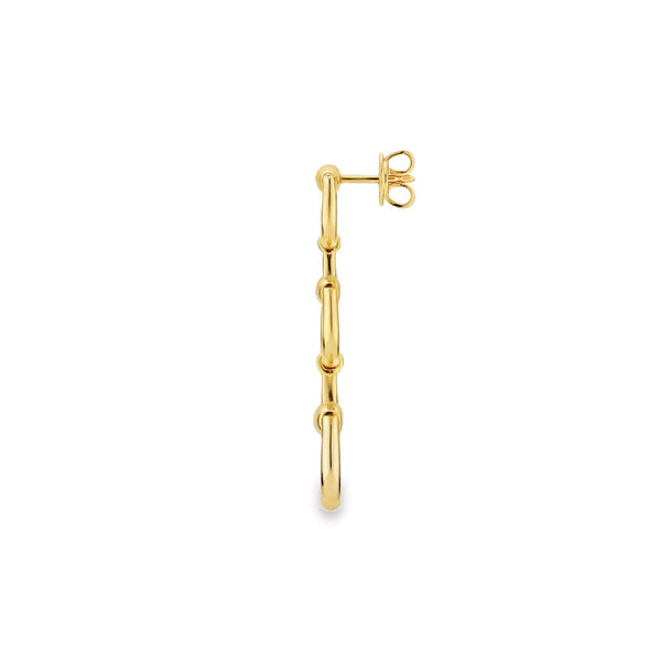 18kt Gold Gucci Multi Horsebit Earrings