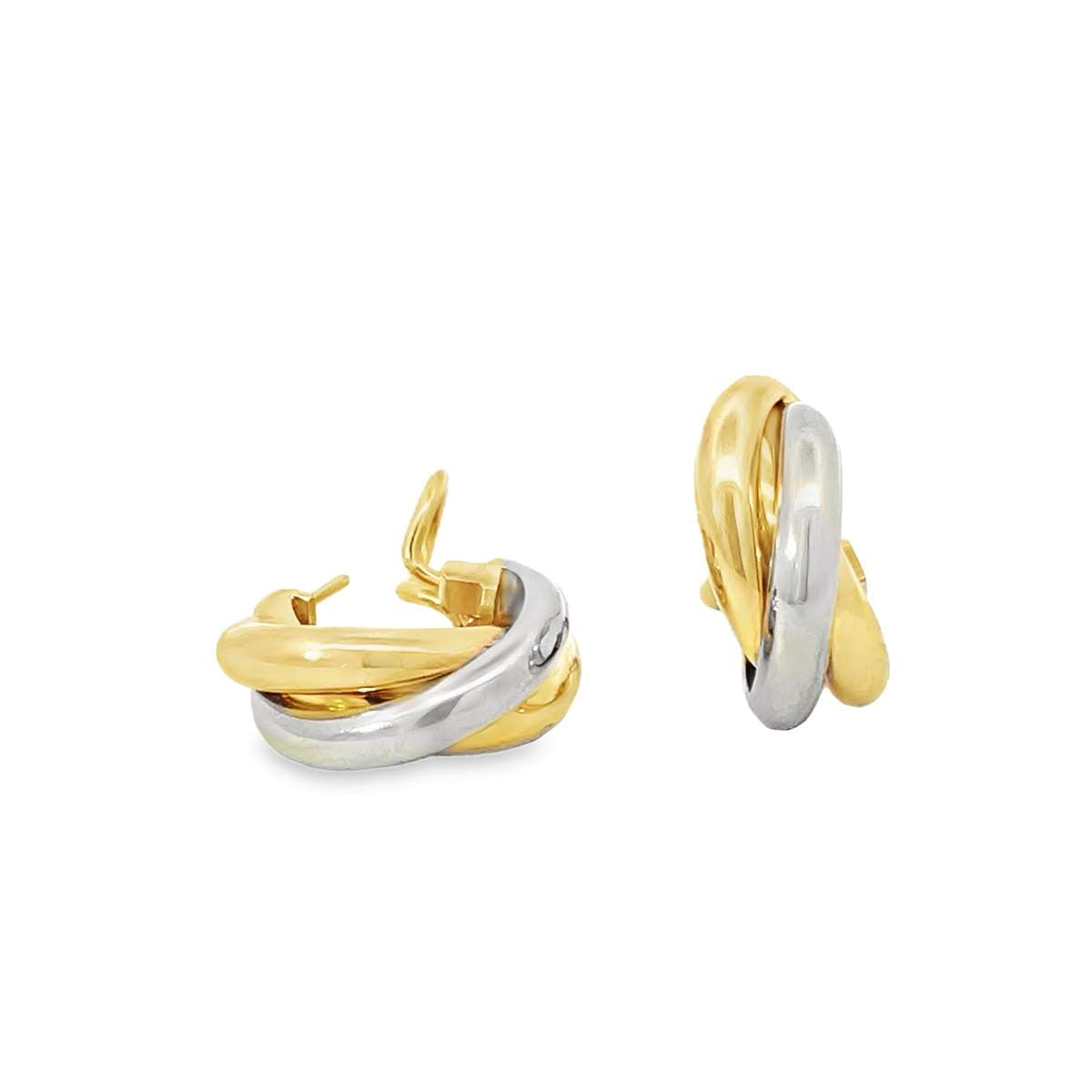18kt Gold Cartier Trinity Earrings Provident Jewelery