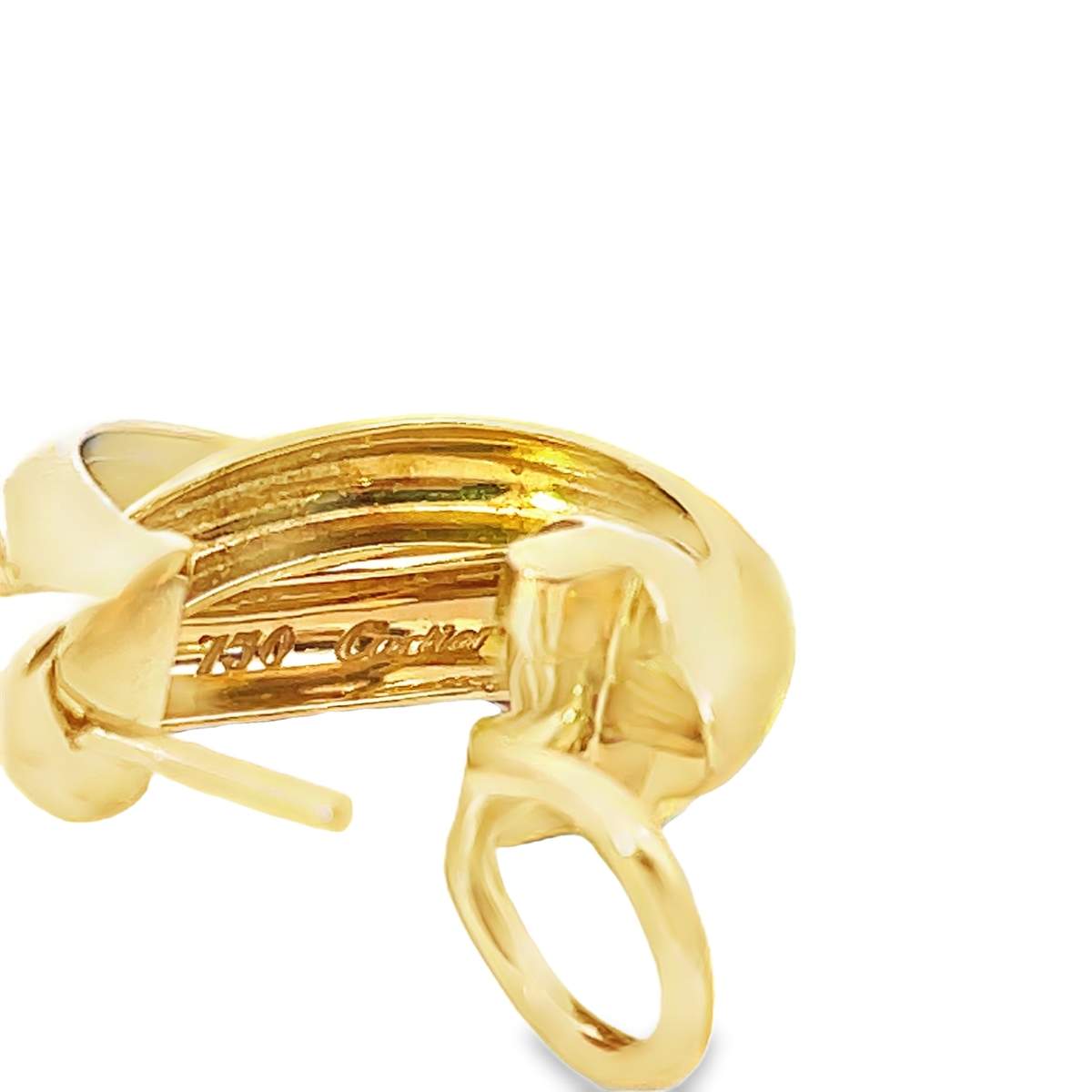 18kt Gold Cartier Trinity Earrings Provident Jewelery