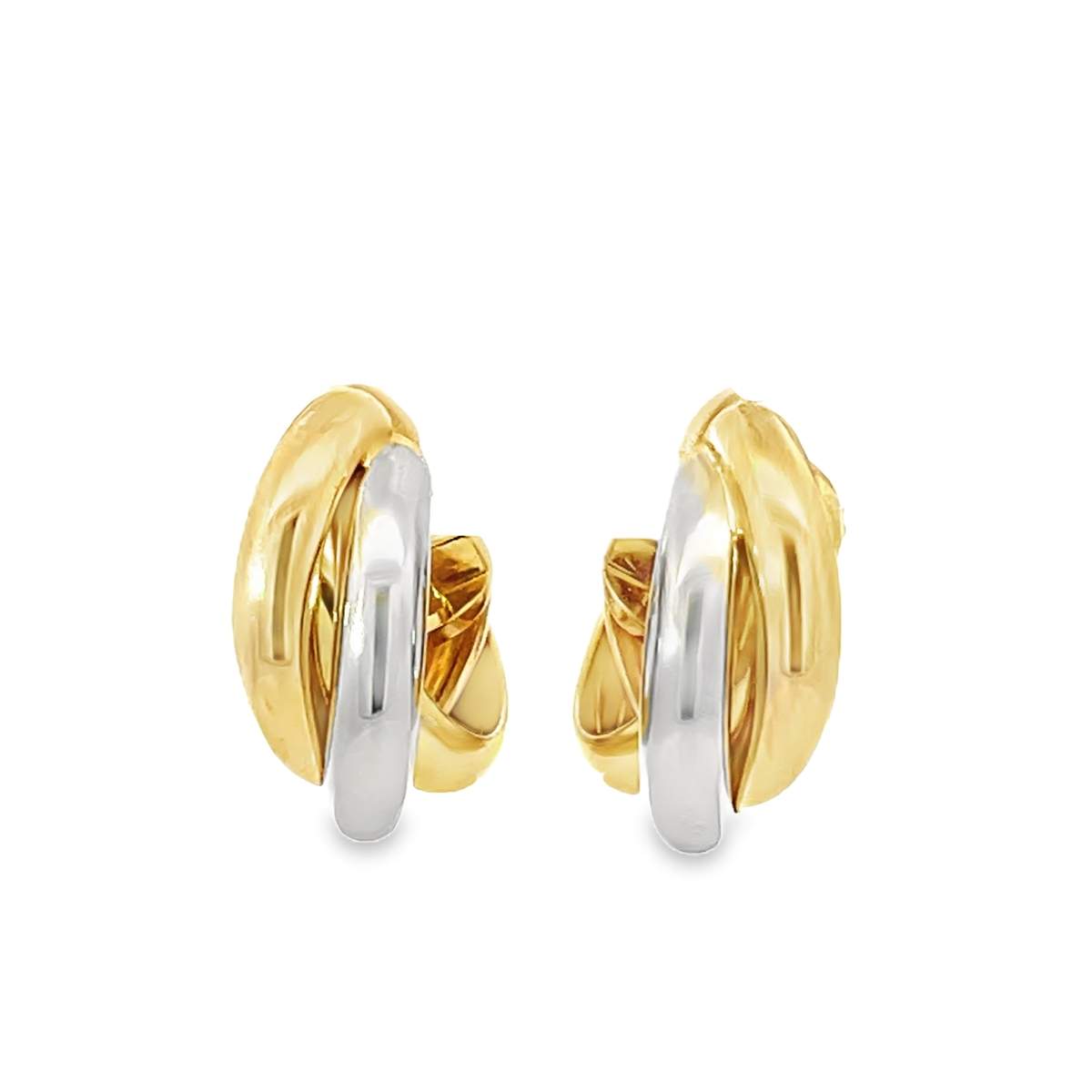 18kt Gold Cartier Trinity Earrings Provident Jewelery