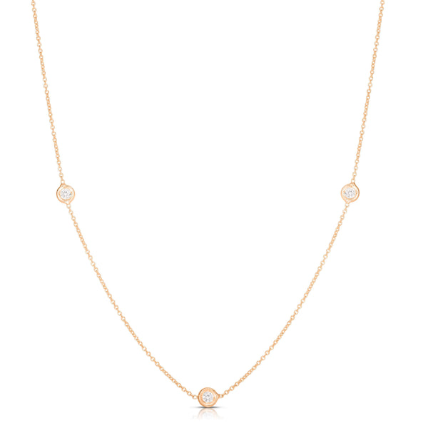 18kt Gold Roberto Coin Diamond Necklace