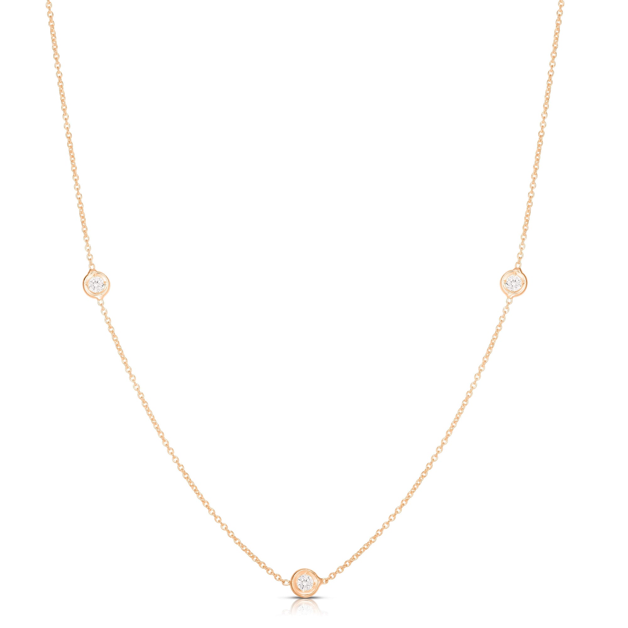 18kt Gold Roberto Coin Diamond Necklace