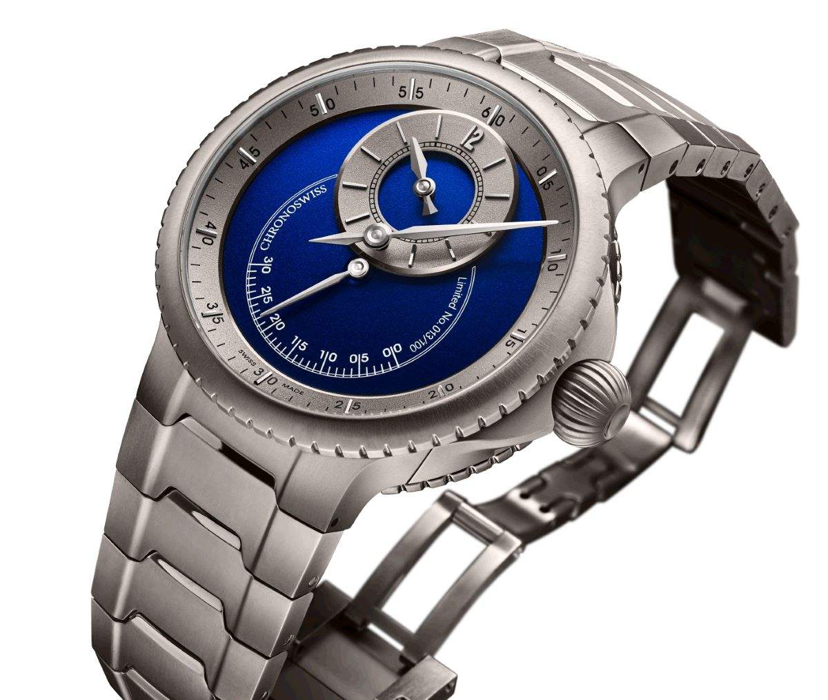 ChronoSwiss Pulse One Blue watch